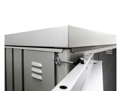 Biohort Metallgeräteschrank Gr. 230 227 x 83 cm quarz-grau; metallic Doppeltür 