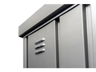 Biohort Metallgeräteschrank Gr. 150 155 x 83 cm dunkelgrau; metallic Doppeltür 