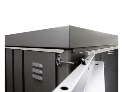 Biohort Metallgeräteschrank 227 x 83 cm quarz-grau; metallic Doppeltür Biohort Metallgeräteschrank 227 x 83 cm quarz-grau; metallic Doppeltür
