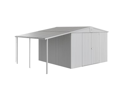 Biohort Seitendach 4.5 m²  150 x 300 cm silber; metallic  für Gerätehaus
