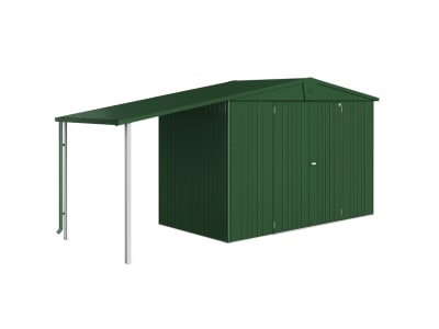 Biohort Seitendach 2.3 m²  150 x 156 cm dunkelgrün  für Gerätehaus