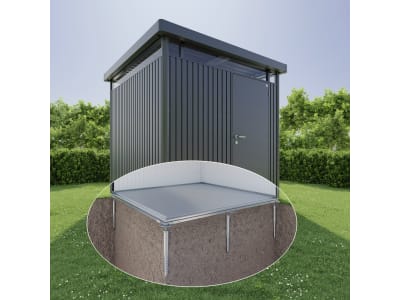 Biohort SmartBase Plus Schraubfundament SmartBase Plus HighLine  252 x 252 cm silber; metallic  