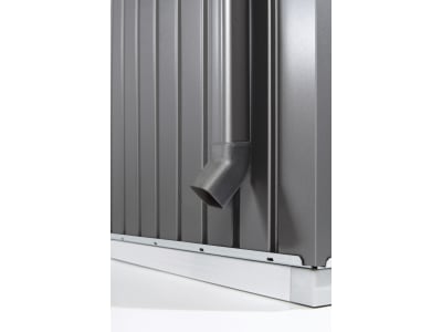 Biohort Regenfallrohr-Set   4 x 4 cm dunkelgrau; metallic  Fallrohr