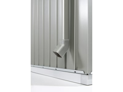 Biohort Regenfallrohr-Set   4 x 4 cm quarz-grau; metallic  Fallrohr