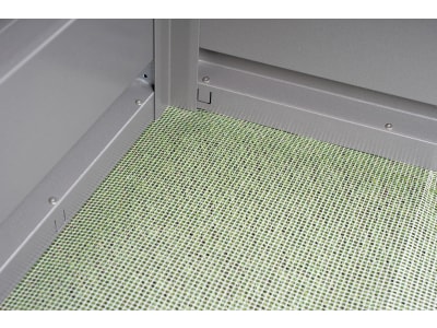 Biohort Metall Hochbeet  Typ 1,5x0,5 silber; metallic verschiedene Ausführungen Füllmenge 513,59 l