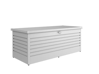 Biohort Freizeitbox 180  181 x 79 cm silber; metallic  Kissenbox, Auflagenbox, Aufgewahrungsbox Garten, Gartenbox