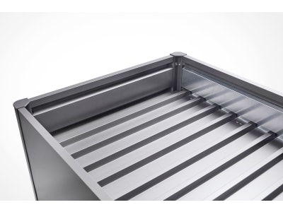 Biohort Zwischenboden für HochBeet 2x0,5  196 x 50,8 cm dunkelgrau; metallic  