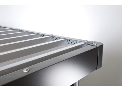 Biohort Gerätehaus HighLine H3 275 x 235 cm silber; metallic Standardtür 