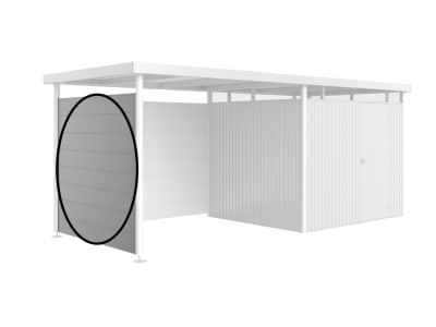 Biohort Seitenwand für Seitendach   197 x 2,5 cm silber; metallic  