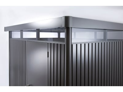 Biohort Gerätehaus HighLine H4 275 x 275 cm silber; metallic Doppeltür 