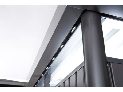 Biohort Gerätehaus HighLine H3 275 x 235 cm quarz-grau; metallic Doppeltür 