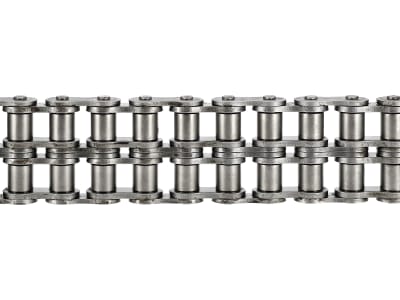 Fendt Rollenkette DIN 8187 (zweifach) 1" (25,4 mm), Ø Rolle 15,88 mm, für Förderschneckenantrieb Rundballenpresse Lely, Massey Ferguson, 0934-18-56-00 Fendt Rollenkette DIN 8187 (zweifach) 1" (25,4 mm), Ø Rolle 15,88 mm, für Förderschneckenantrieb Rundballenpresse Lely, Massey Ferguson, 0934-18-56-00