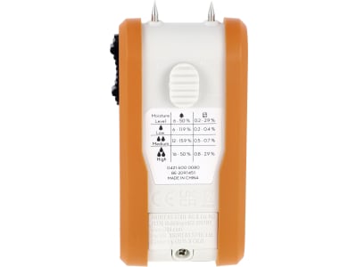 STIHL Feuchtigkeitsmessgerät für Brennholz, Bauholz, Gips oder Zement, 0421 600 0080