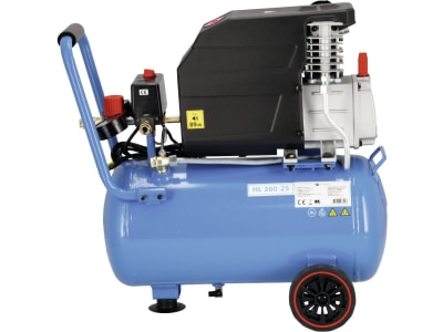 Airpress Kompressor "HL 260-25" 6 bis 8 bar, 24 l-Behälter, Abgabeleistung 206 l/min, 36871