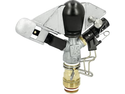 Perrot Kreisregner "ZE 30 W" Wurfweite 14 – 21,8 m Teilkreis, 1" AG, mit Strahlstörer, entfernbarer Kippfeder, Federschutzkappe, RF82524