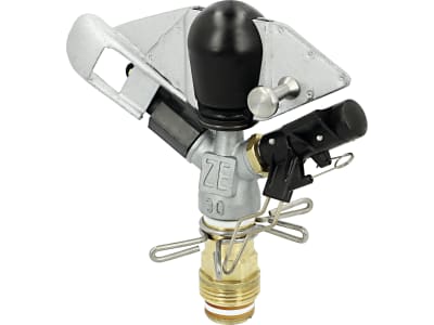 Perrot Kreisregner "ZE 30 W" Wurfweite 14 – 21,8 m Teilkreis, 1" AG, mit Strahlstörer, entfernbarer Kippfeder, Federschutzkappe, RF82524