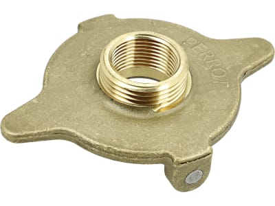 Perrot Flachkupplungsoberteil 1" AG; 3/4" IG, für die Verbindung zwischen Rohrleitung und Regner, RB20439