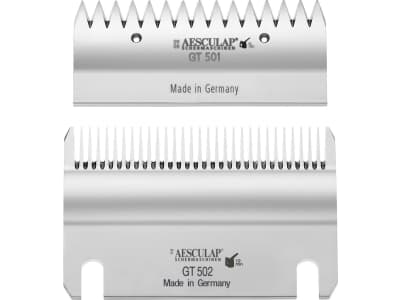 AESCULAP® Schermessersatz "Econom" Ober-/Untermesser 15/31 Zähne, Standardschur, Rinder; Pferde, GT517 AESCULAP® Schermessersatz "Econom" Ober-/Untermesser 15/31 Zähne, Standardschur, Rinder; Pferde, GT517