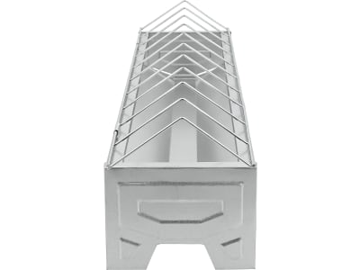 KERBL Futtertrog 50 x 10 cm Metall verzinkt, für Küken; Hühner, 71301