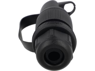 Herth + Buss Stecker 6 – 24 V, 3-polig, mit Kabelverschraubung, Flachsteckanschluss 6,3 mm, 51 305 635