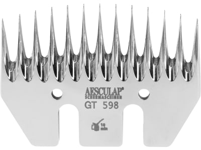 AESCULAP® Schermesser "Econom" Untermesser 13 Zähne, für Schafschur, spezielle Rinderschur, GT598