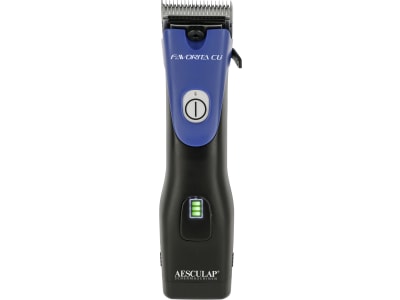 AESCULAP® Akku-Schermaschine "Favorita CLi", blau; schwarz, für Kleintiere, GT234-NB