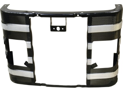 Kühlergrill mit Scheinwerferöffnung für Massey Ferguson 135, 135 Petrol, 148 bis Fg. Nr. 400000 (13"/324 mm) Kühlergrill mit Scheinwerferöffnung für Massey Ferguson 135, 135 Petrol, 148 bis Fg. Nr. 400000 (13"/324 mm)