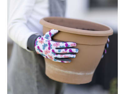 Keron Kinder Handschuh "Joy" mit Strickbund, 4 (3XS), mit Schmetterling-Motiv, 297931