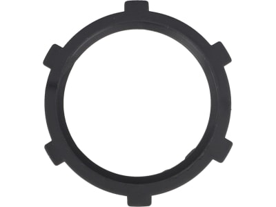 Holder Überwurfmutter schwarz R 3/4" IG, 34 mm x 6,5 mm, 022994, für Düsenstock Feldspritze