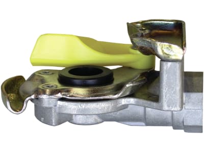 Wabco Kupplungskopf gelb, für Anhänger, 2-Kreis-Anlage, Bremse, M 22 x 1,5 IG Parker, 952 200 034 0 Wabco Kupplungskopf gelb, für Anhänger, 2-Kreis-Anlage, Bremse, M 22 x 1,5 IG Parker, 952 200 034 0