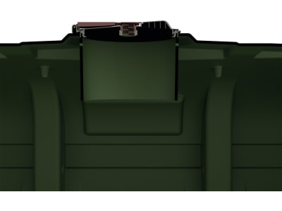Cemo Wasserfass PE rechteckig grün (RAL 6029)