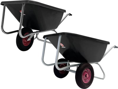 Growi® Schubkarre "Compactkarre Big Ben" Mulde 180 l, PE (Polyethylen) Growi® Schubkarre "Compactkarre Big Ben" Mulde 180 l, PE (Polyethylen)