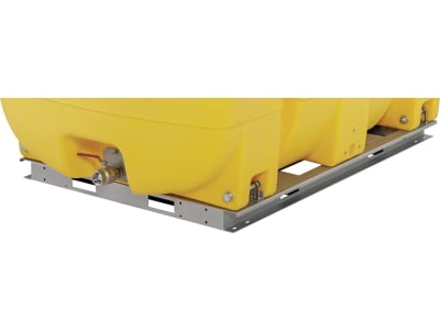 Cemo Rahmen unterfahrbar rechteckig 258 x 10 x 187 cm, für Fass 5000 l PE rechteckig, Stahl verzinkt, 12071