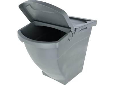 KERBL Futterbox 60 l, 390 x 490 x 578 mm, stapelbar, mit Deckel, für die Aufbewahrung von Tierfutter, Lebensmitteln o.ä., 3210253