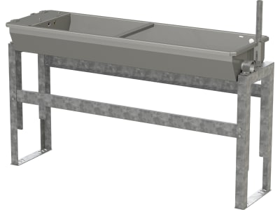 KERBL Tränke 70 l mit Bodengestell, mit Kippmechanik, klappbare Schwimmerabdeckung, 221180