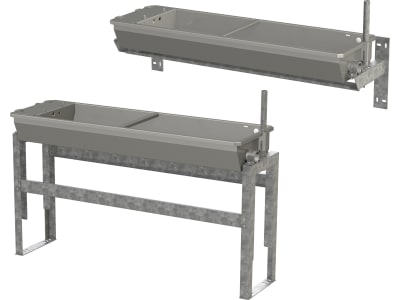 KERBL Tränke mit Kippmechanik, klappbare Schwimmerabdeckung