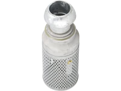 Perrot Saugkorb "KSK" 89 mm, mit V-Teil, Fußventil und Entleerungsklappe, KF38076