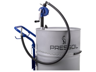 PRESSOL Hand-Fasspumpe - Kurbelpumpe für Diesel, Heizöl, Petroleum, Kühlmittel und Scheibenreiniger, 18 l/min, Saugrohr 355–955 mm 13056 PRESSOL Hand-Fasspumpe - Kurbelpumpe für Diesel, Heizöl, Petroleum, Kühlmittel und Scheibenreiniger, 18 l/min, Saugrohr 355–955 mm 13056