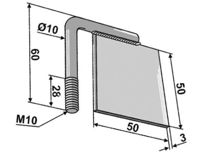 Industriehof® Luftpaddel für Amazone, 63-AMA-60
