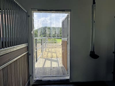 Growi® Streifenvorhang 1.250 x 2.250 mm für Paddock- und Boxentüren, Komplettset, 9316