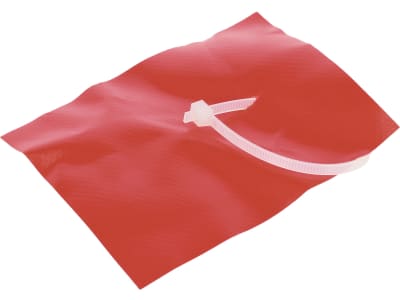 KERBL Abschleppschlinge 6 m, 35 t, rot, mit verstärkten Schlaufen, Warnfähnchen und Transporttasche, 37706