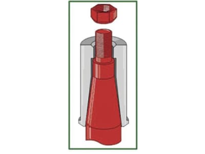 Industriehof® Einschweißbuchse 32; 40 x 50; 55 x 110 mm, für Zinken mit Gewinde M 30, 18100-46 Industriehof® Einschweißbuchse 32; 40 x 50; 55 x 110 mm, für Zinken mit Gewinde M 30, 18100-46