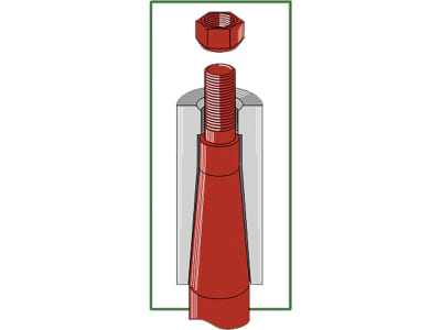 Industriehof® Einschweißbuchse Ø innen 30 mm; 43 mm, Ø außen 60 mm, für Zinken mit Gewinde M 28, 18100-33 Industriehof® Einschweißbuchse Ø innen 30 mm; 43 mm, Ø außen 60 mm, für Zinken mit Gewinde M 28, 18100-33