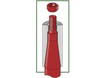 Industriehof® Einschweißbuchse Ø innen 29,5 mm; 45 mm, Ø außen 60 mm, für Zinken mit Gewinde M28, 18100-36 Industriehof® Einschweißbuchse Ø innen 29,5 mm; 45 mm, Ø außen 60 mm, für Zinken mit Gewinde M28, 18100-36