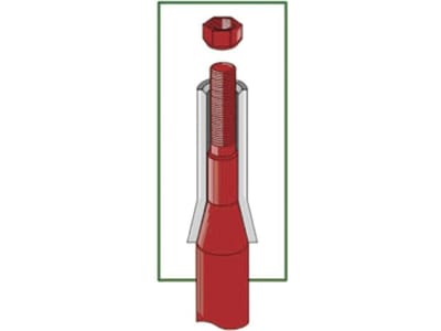 Industriehof® Einschweißbuchse Ø innen 34 mm; 28 mm, Ø außen 44 mm; 38 mm, für Zinken mit Gewinde M 20 z.B. Frontladerzinken Stoll mit Best.Nr. 10134459, 10425738, 10691239, 18100-10 Industriehof® Einschweißbuchse Ø innen 34 mm; 28 mm, Ø außen 44 mm; 38 mm, für Zinken mit Gewinde M 20 z.B. Frontladerzinken Stoll mit Best.Nr. 10134459, 10425738, 10691239, 18100-10