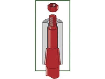 Industriehof® Einschweißbuchse Ø innen 25,3 mm; 35,2 mm, Ø außen 50,8 mm, für Zinken mit Verdrehsicherung, 18100-50 Industriehof® Einschweißbuchse Ø innen 25,3 mm; 35,2 mm, Ø außen 50,8 mm, für Zinken mit Verdrehsicherung, 18100-50
