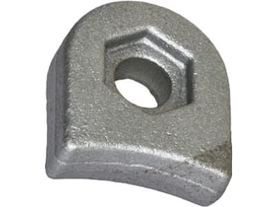 Industriehof® Halter 56 x 50 x 17,5 mm, Bohrung 16,5 mm, mit Sechkantansatz Agricom Schlegelmesser, 63-RM-921 Industriehof® Halter 56 x 50 x 17,5 mm, Bohrung 16,5 mm, mit Sechkantansatz Agricom Schlegelmesser, 63-RM-921
