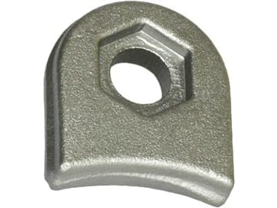 Industriehof® Halter 55 x 50 x 17 mm, Bohrung 16,5 mm, mit Sechkantansatz universal Schlegelmesser, 63-RM-904 Industriehof® Halter 55 x 50 x 17 mm, Bohrung 16,5 mm, mit Sechkantansatz universal Schlegelmesser, 63-RM-904