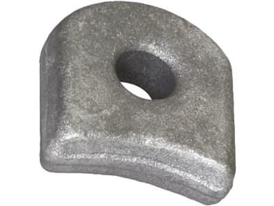 Industriehof® Halter 54 x 52 x 18,5 mm, Bohrung 16,5 mm, ohne Sechkantansatz Nobili Schlegelmesser, 63-RM-919