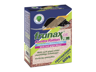 frunol delica® Frunax DS Contra Ratten 25ppm 600 g Karton frunol delica® Frunax DS Contra Ratten 25ppm 600 g Karton
